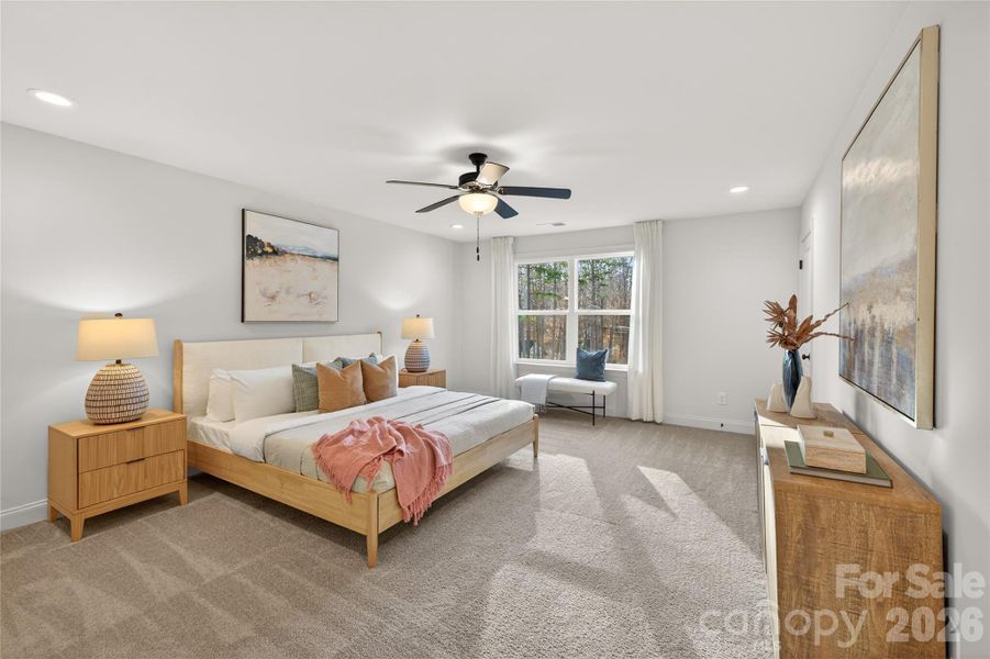 Furnished interior view inside a new home in , Waxhaw (Image 14).