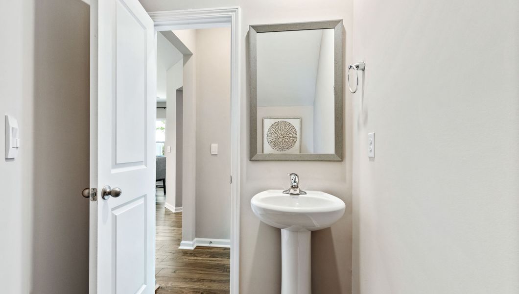 Furnished interior view inside a new home in Tanglewood Townes, Greenville (Image 14).