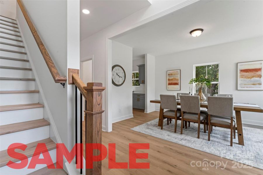 Furnished interior view inside a new home in , Kannapolis (Image 9). Furnished interior view inside a new home in , Kannapolis (Image 9).