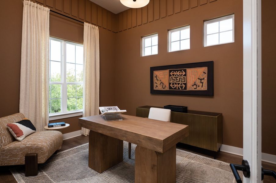 Representative furnished interior of a home built from the Hathaway by Ashton Woods in Provence 70s, Austin (Image 4).