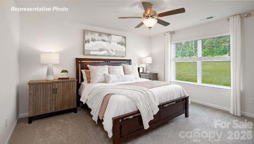 Furnished interior view inside a new home in Clark Creek Landing, Lincolnton (Image 24).