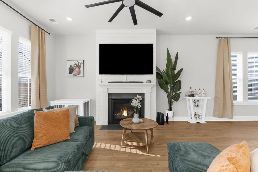 Furnished interior view inside a new home in Carnes Crossroads, Summerville (Image 9).