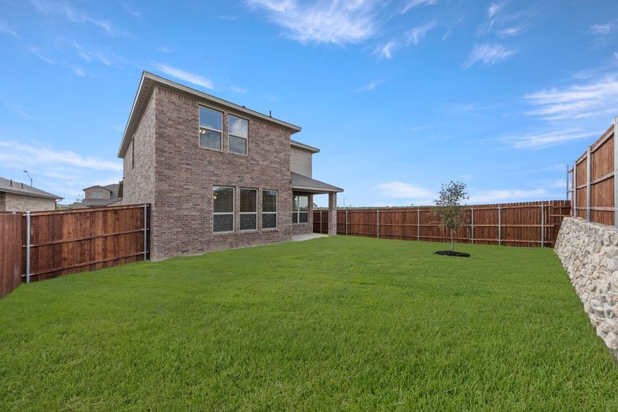 Representative exterior photo of a completed home built from the Mulberry by Impression Homes in Northspur, Terrell, TX (Image 25).