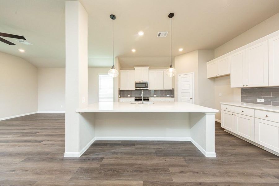 Furnished interior view inside a new home in Bluestem, Brookshire (Image 11). Furnished interior view inside a new home in Bluestem, Brookshire (Image 11).