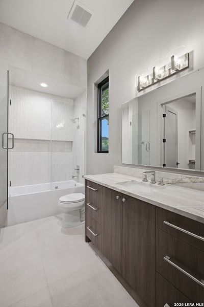 Furnished interior view inside a new home in , San Antonio (Image 41).