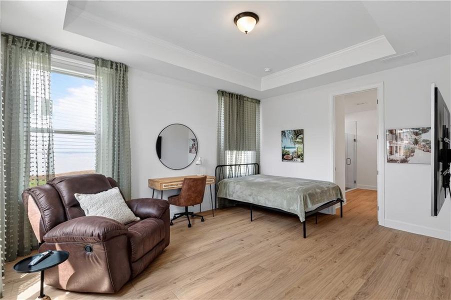 Furnished interior view inside a new home in , Hoschton (Image 10).