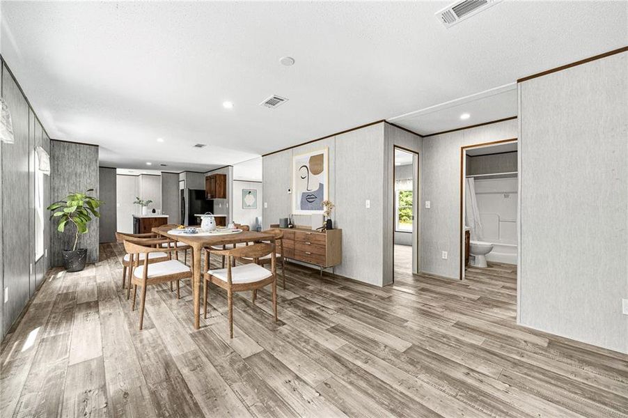 Furnished interior view inside a new home in , Elberton (Image 4).