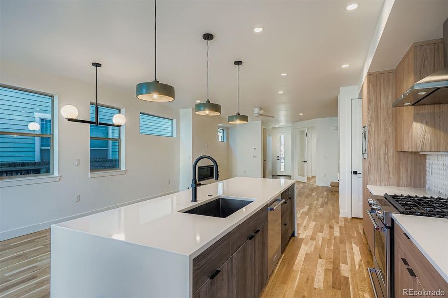 Furnished interior view inside a new home in , Denver (Image 14).