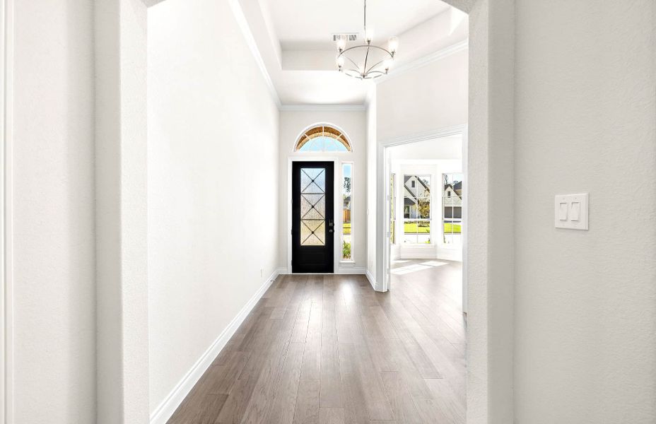 Representative unfurnished interior of a home built from the 2464 by Ravenna Homes in The Highlands 55′, Porter (Image 18). Representative unfurnished interior of a home built from the 2464 by Ravenna Homes in The Highlands 55′, Porter (Image 18).
