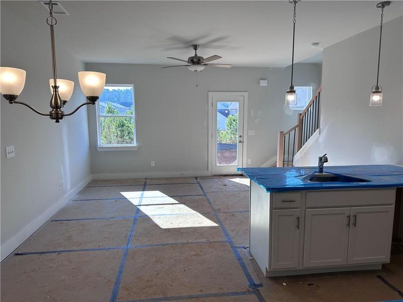 In-progress construction of a new home in , Cartersville, GA (Image 5).