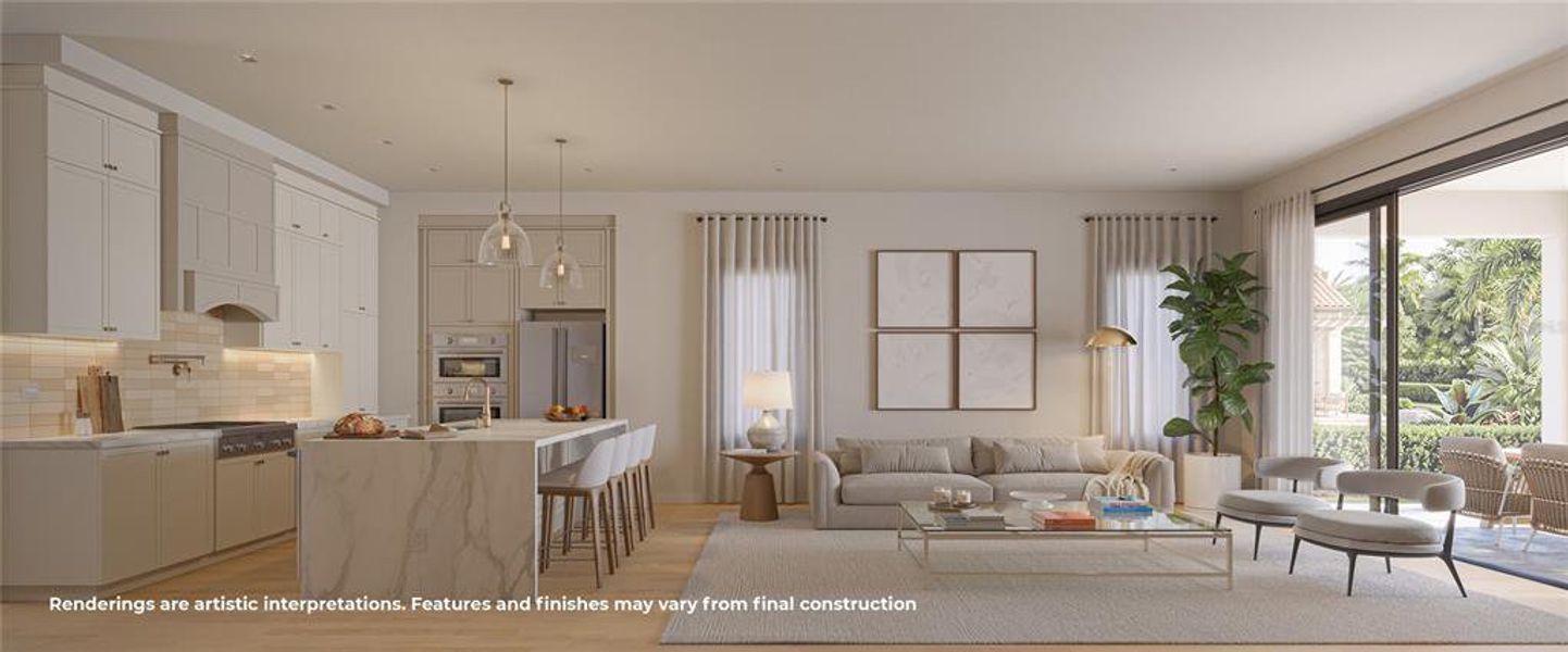 Furnished interior view inside a new home in , Winter Park (Image 5).