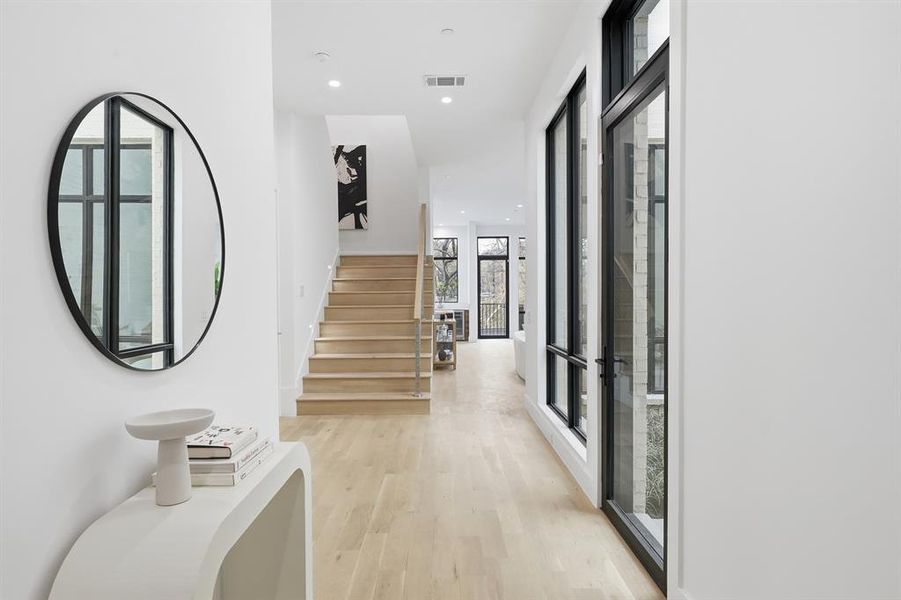Furnished interior view inside a new home in , Dallas (Image 29).