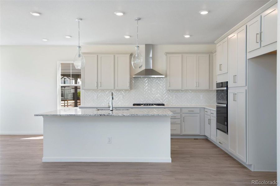 Furnished interior view inside a new home in Prelude at The Aurora Highlands, Aurora (Image 15).