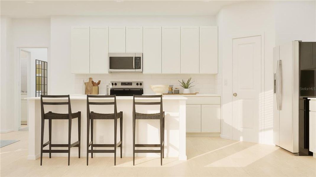 Furnished interior view inside a new home in Wellness Ridge, Clermont (Image 11).