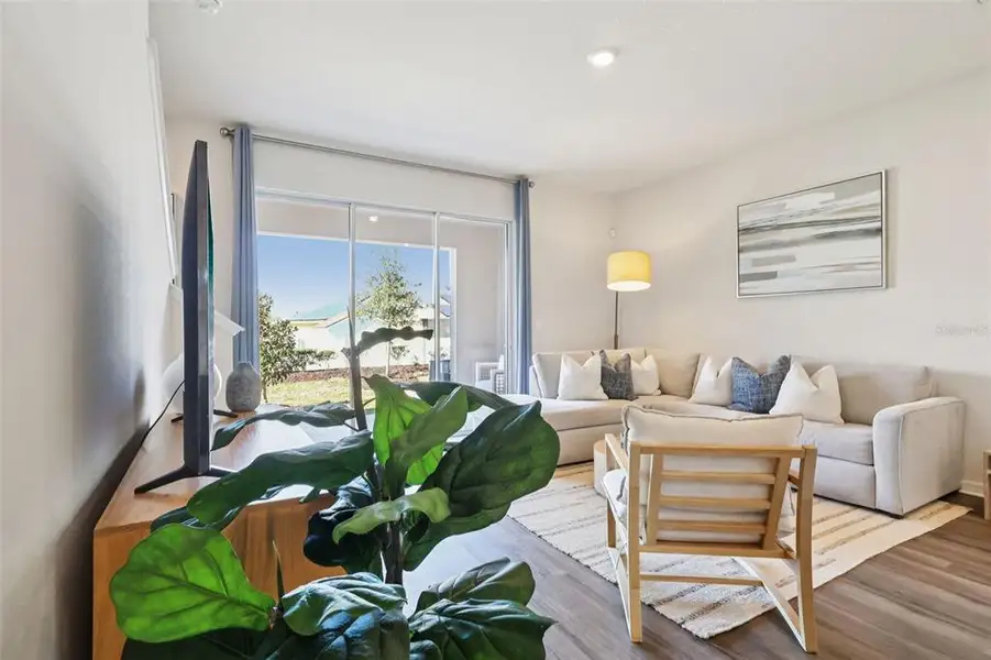 Furnished interior view inside a new home in , Davenport (Image 12).