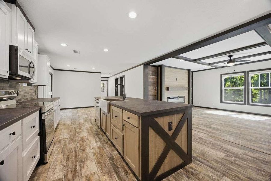 Furnished interior view inside a new home in , Eatonton (Image 4).