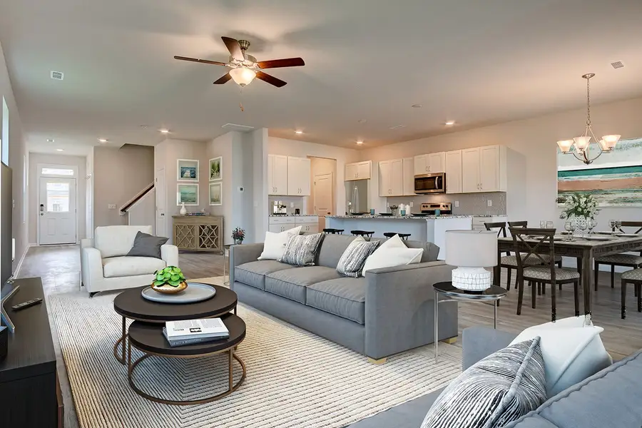 Representative furnished interior of a home built from the Bowen by McKee Homes in Fords Reach, Bolivia (Image 5).