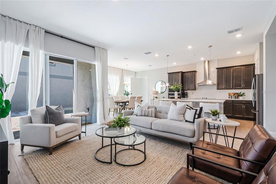 Furnished interior view inside a new home in , Orlando (Image 31).