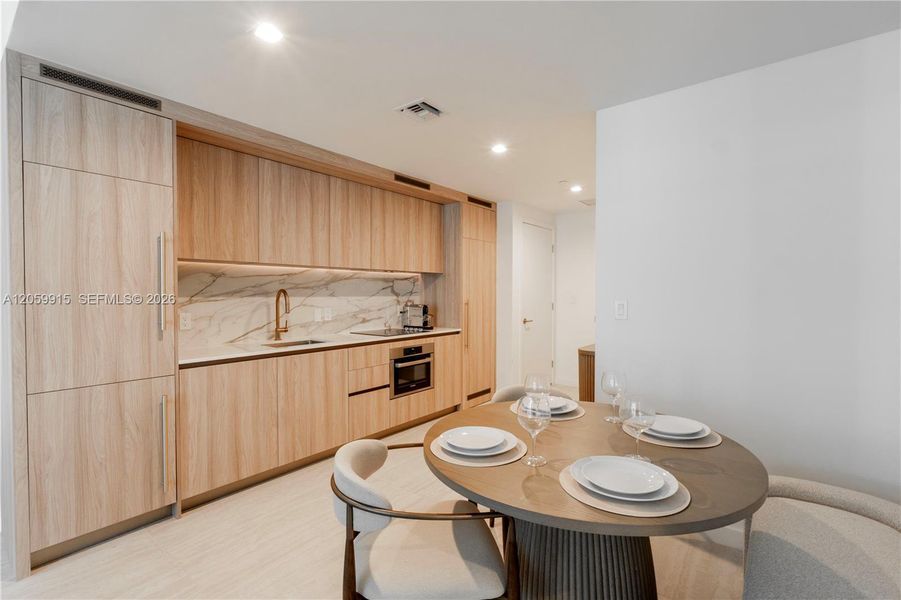 Furnished interior view inside a new home in , Miami (Image 5).