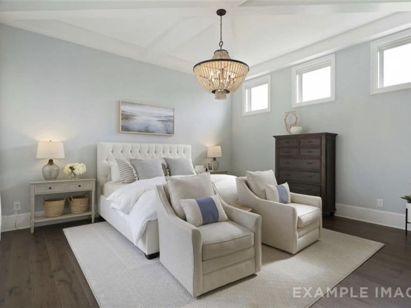 Furnished interior view inside a new home in The Village at Towne Lake, Woodstock (Image 11).