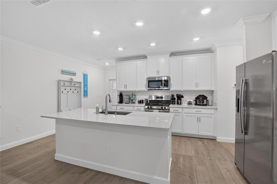 Furnished interior view inside a new home in Southshore Bay Active Adult, Wimauma (Image 44).