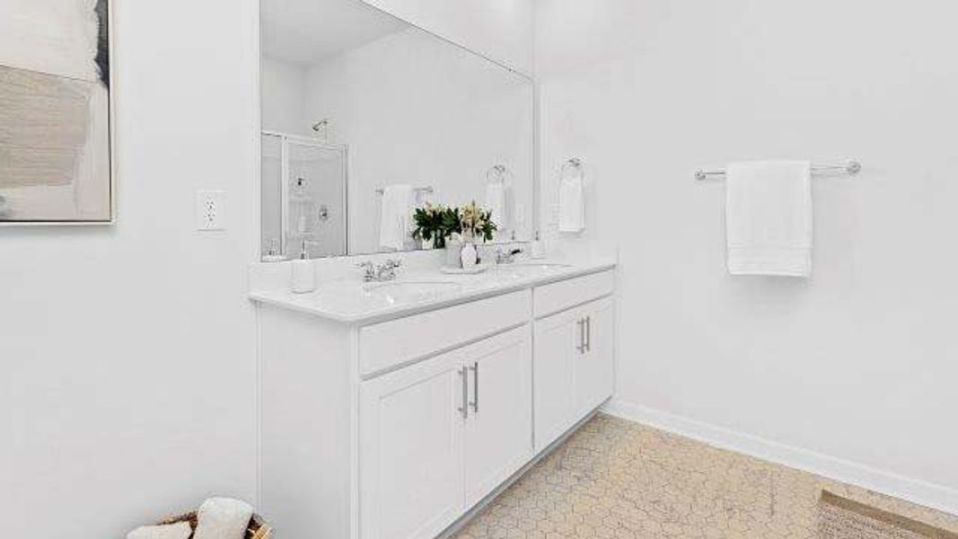 Furnished interior view inside a new home in Clark Creek Landing, Lincolnton (Image 15).