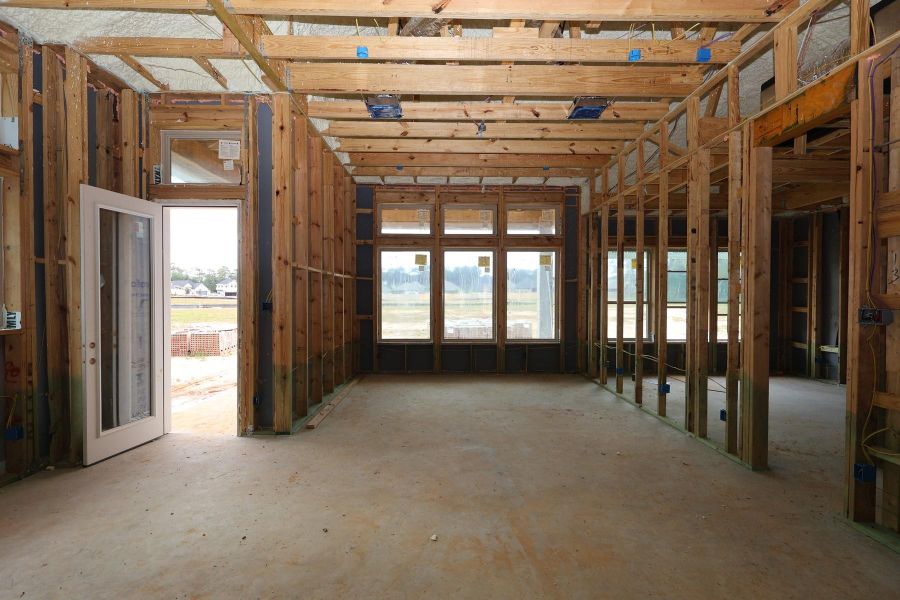 In-progress construction of a new home in The Woodlands Hills - Reserve Collection, Willis, TX (Image 24). In-progress construction of a new home in The Woodlands Hills - Reserve Collection, Willis, TX (Image 24).