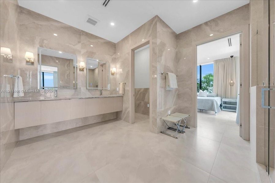 Furnished interior view inside a new home in , Marco Island (Image 10).