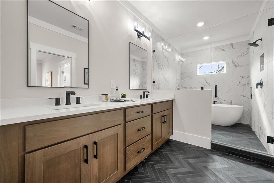 Furnished interior view inside a new home in , Scottdale (Image 40).