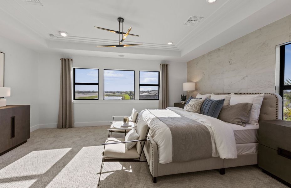 Owner's suite with ample natural light