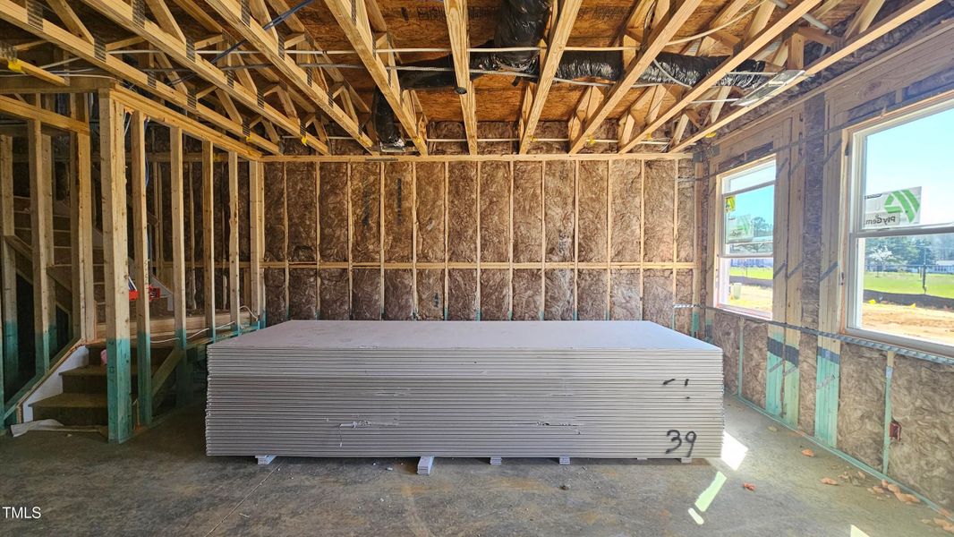 In-progress construction of a new home in Springvale, Willow Spring, NC (Image 49). In-progress construction of a new home in Springvale, Willow Spring, NC (Image 49).