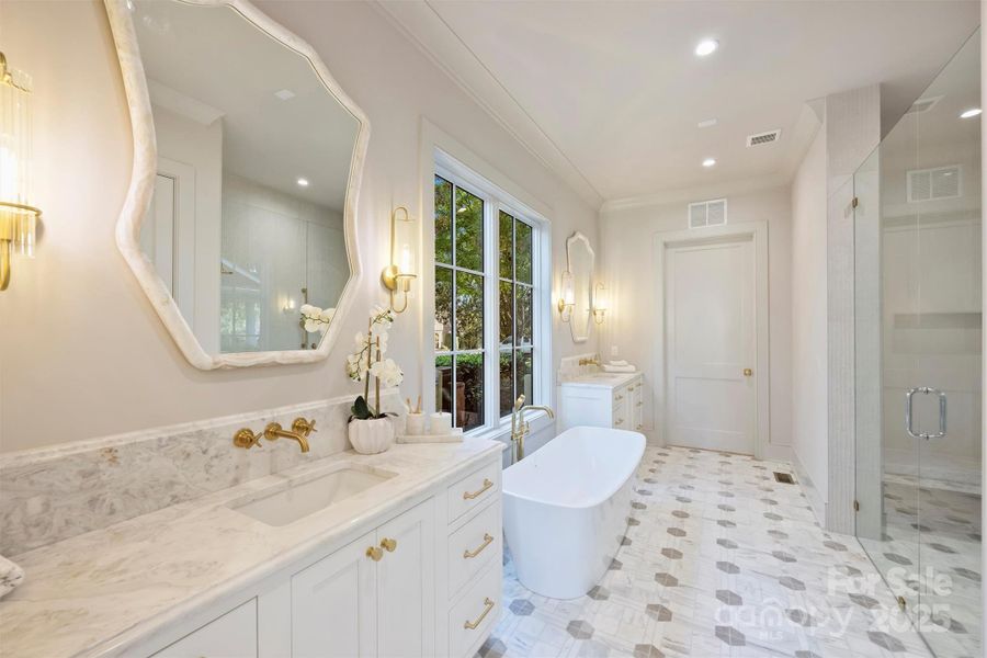 Furnished interior view inside a new home in , Charlotte (Image 27). Furnished interior view inside a new home in , Charlotte (Image 27).