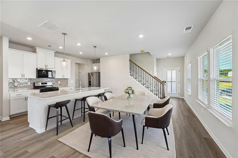 Furnished interior view inside a new home in Hemingway - Reserve Series, Cumming (Image 11).