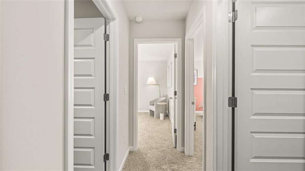 Furnished interior view inside a new home in Brookland Commons, Monroe (Image 28).