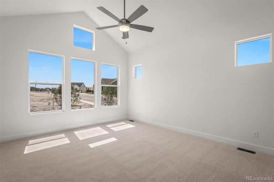 Spacious, unfurnished interior of a new home in Cloverleaf - Pinnacle Collection, Monument (Image 27).