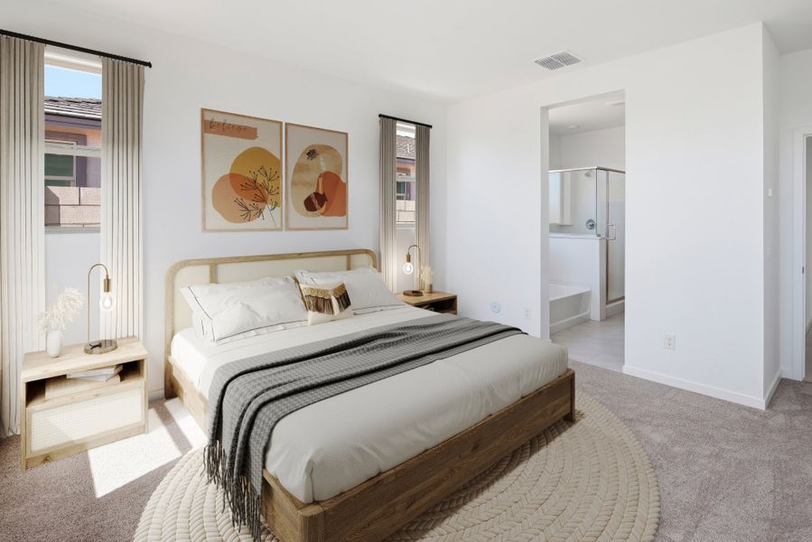 Furnished interior view inside a new home in Montana Vista - Summit: Summit, Buckeye (Image 8).