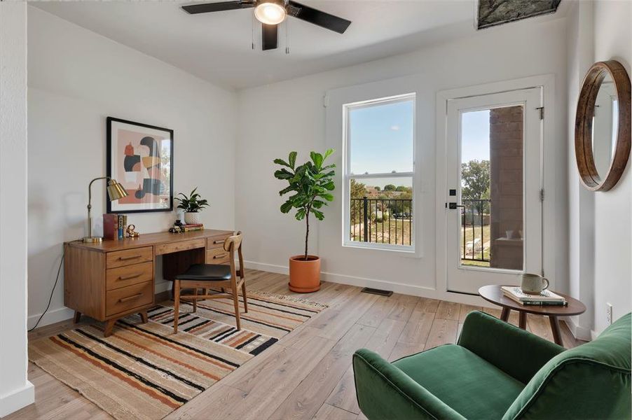 Furnished interior view inside a new home in , Irving (Image 16).