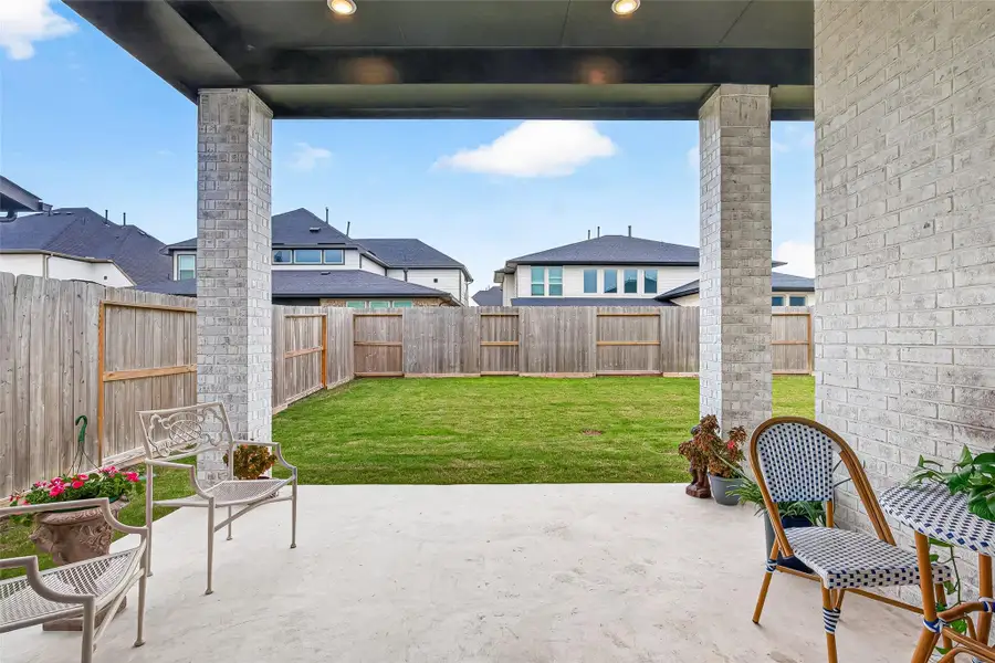 Exterior details and patio area of a home in , Fulshear (Image 4).