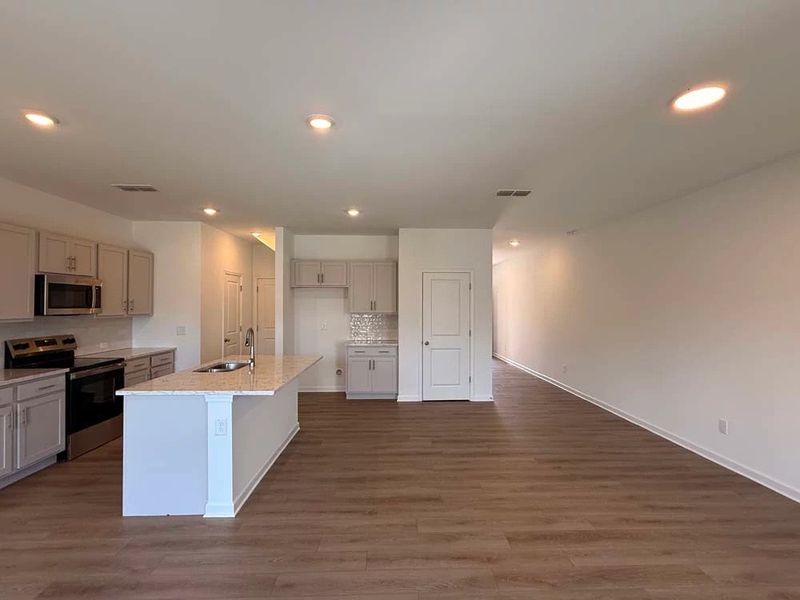 Family Room & Kitchen