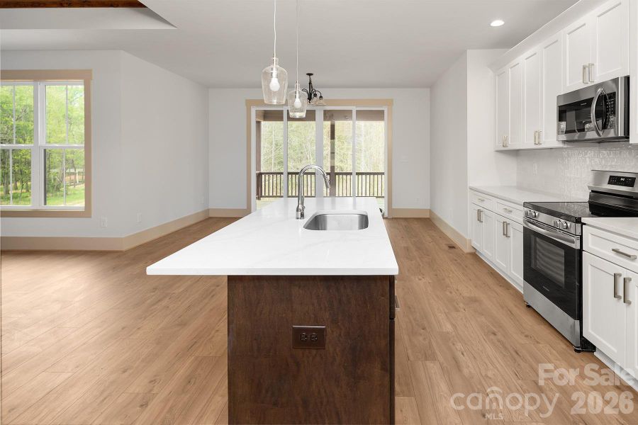 Furnished interior view inside a new home in , Norwood (Image 9).
