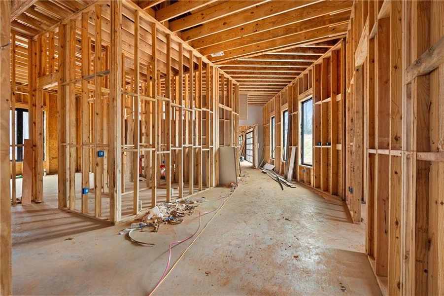 In-progress construction of a new home in , Dawsonville, GA (Image 16).