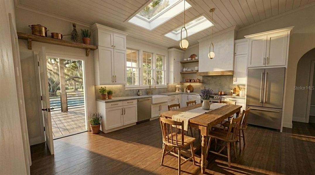 Furnished interior view inside a new home in , Parrish (Image 14).