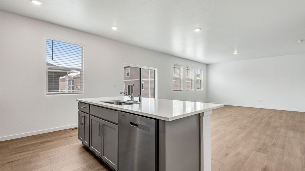 Furnished interior view inside a new home in Silver Peaks, Lochbuie (Image 6).