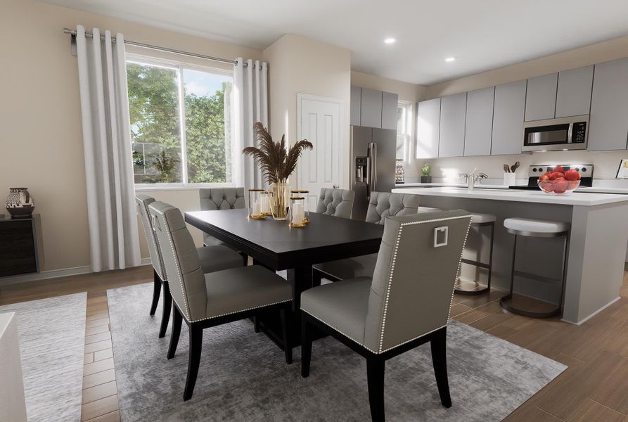 Dining Room | Acadia | Spring Valley | New Homes In Longmont, CO By Landsea Homes