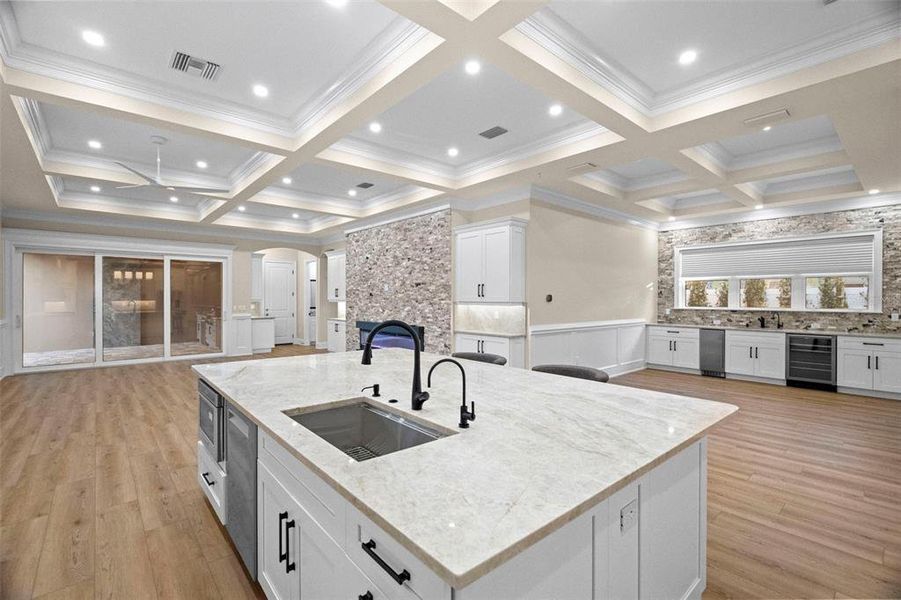 Furnished interior view inside a new home in , Safety Harbor (Image 9).
