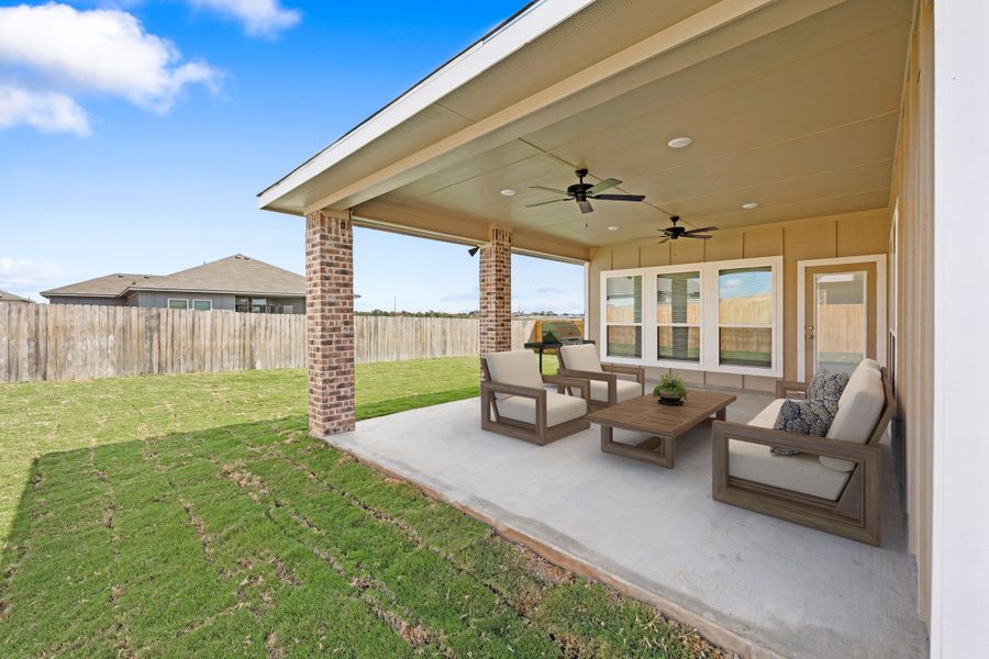 Representative exterior details of a home built from the Denver by Omega Builders in Southern Pointe, College Station (Image 3). Representative exterior details of a home built from the Denver by Omega Builders in Southern Pointe, College Station (Image 3).