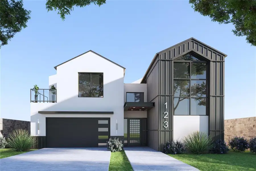 Front exterior of a new home in , Irving, TX, highlighting curb appeal (Image 1). Front exterior of a new home in , Irving, TX, highlighting curb appeal (Image 1).