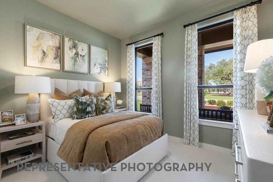Furnished interior view inside a new home in Cross Creek West, Fulshear (Image 19).