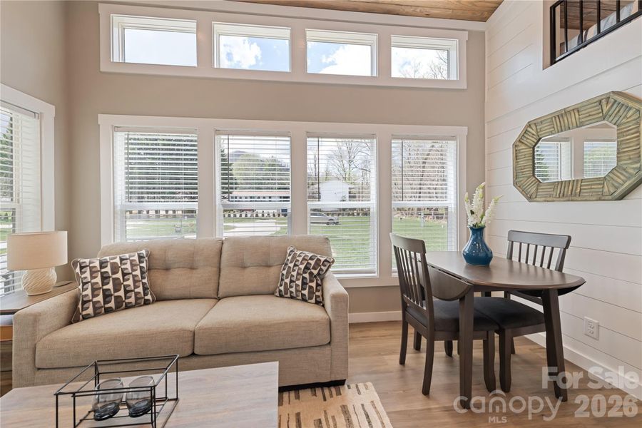 Furnished interior view inside a new home in , Maggie Valley (Image 9).
