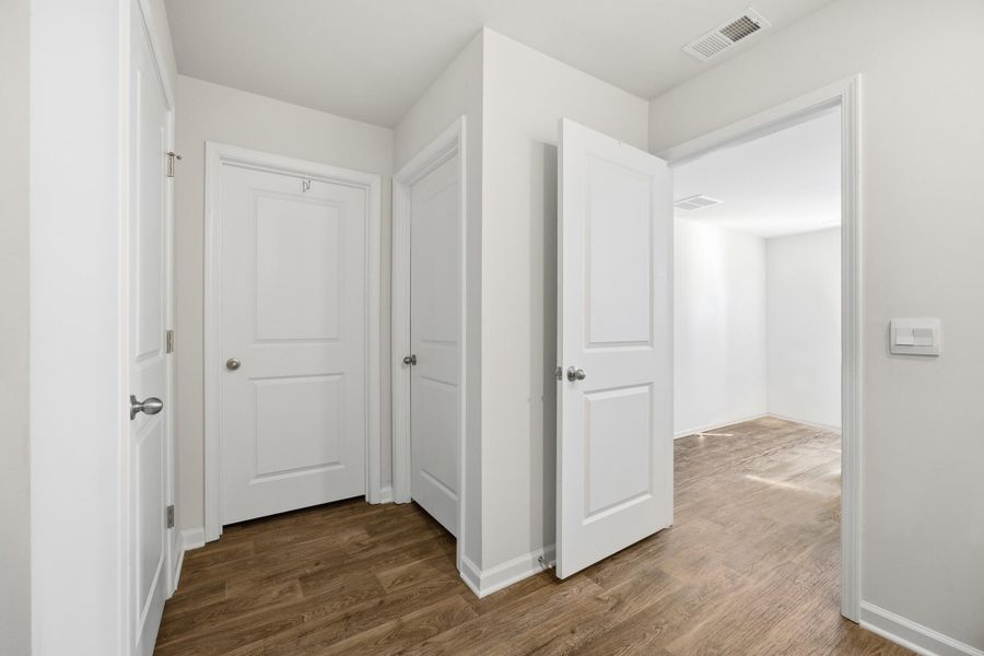 Spacious, unfurnished interior of a new home in Center Pointe, Santee (Image 16). Spacious, unfurnished interior of a new home in Center Pointe, Santee (Image 16).